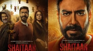 अजय देवगन ने फिल्म 'शैतान' का नया पोस्टर सोशल मीडि...
